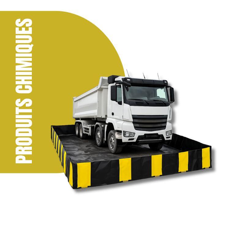 Bac de rétention souple grande capacité - produits chimiques